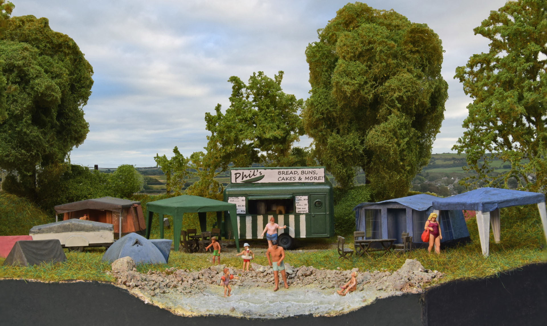 My campsite diorama