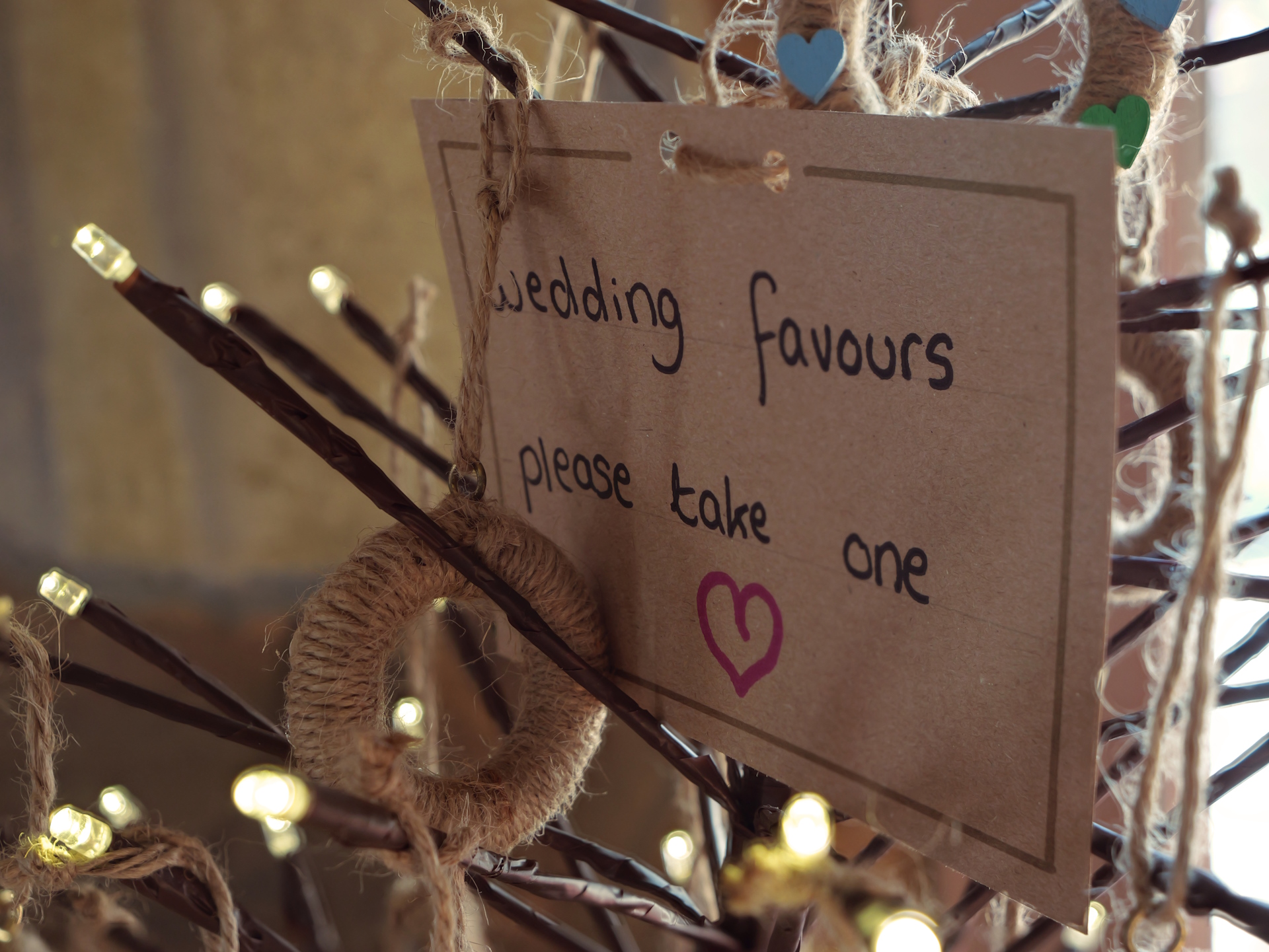 Favours for the wedding guests!